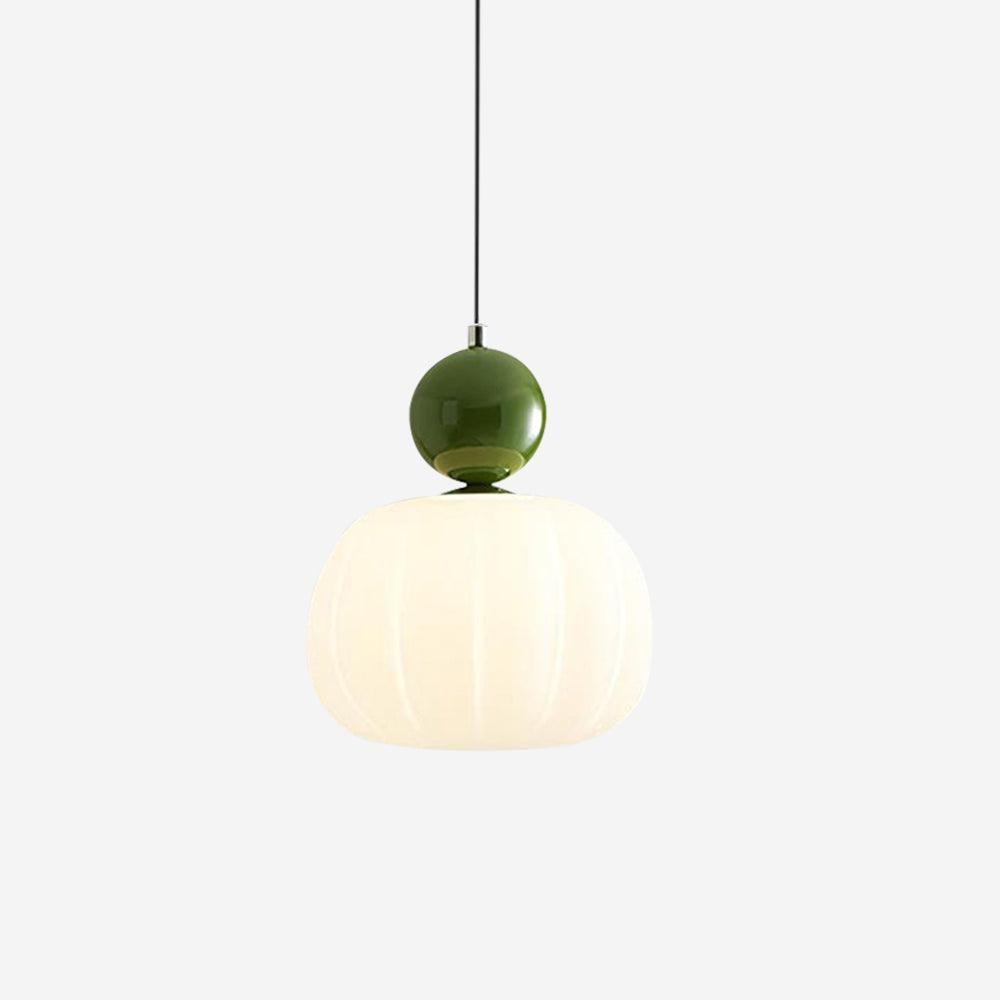 Round Acrylic Pendant Light with Organic Design