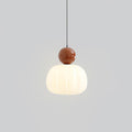 Round Acrylic Pendant Light with Organic Design
