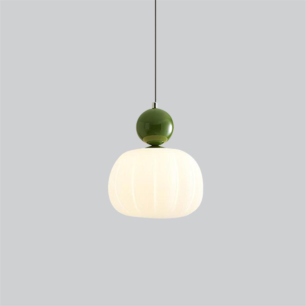 Round Acrylic Pendant Light with Organic Design