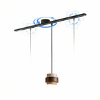Adjustable Pendant Light Mount with Rotatable Ceiling Rail Track