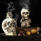 Charming Halloween Skull Decor Set