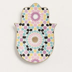 Vibrant Guardian Hand Ceramic Catch-All Tray