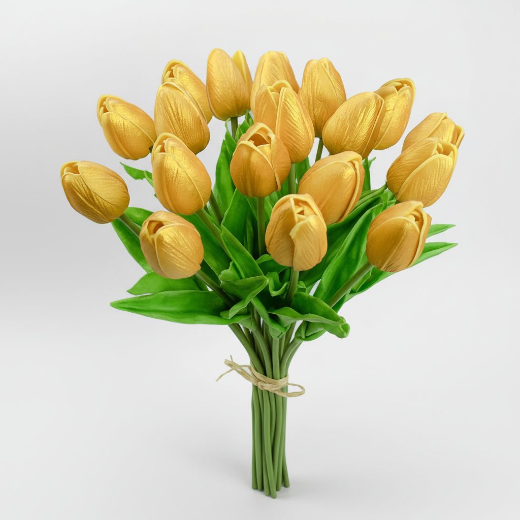 Realistic Touch Tulip Bouquet with Artificial Flowers for Mother's Day