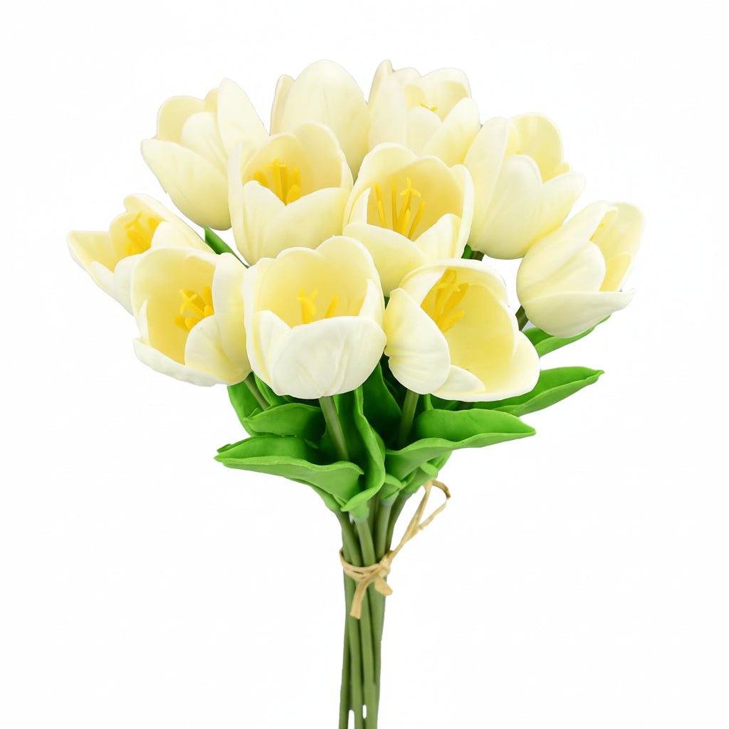 Realistic Touch Tulip Bouquet with Artificial Flowers for Mother's Day