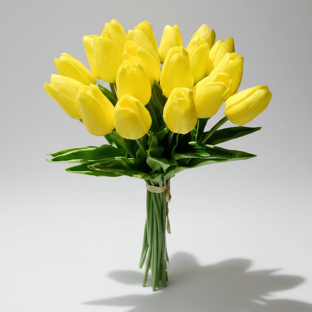 Realistic Touch Tulip Bouquet with Artificial Flowers for Mother's Day