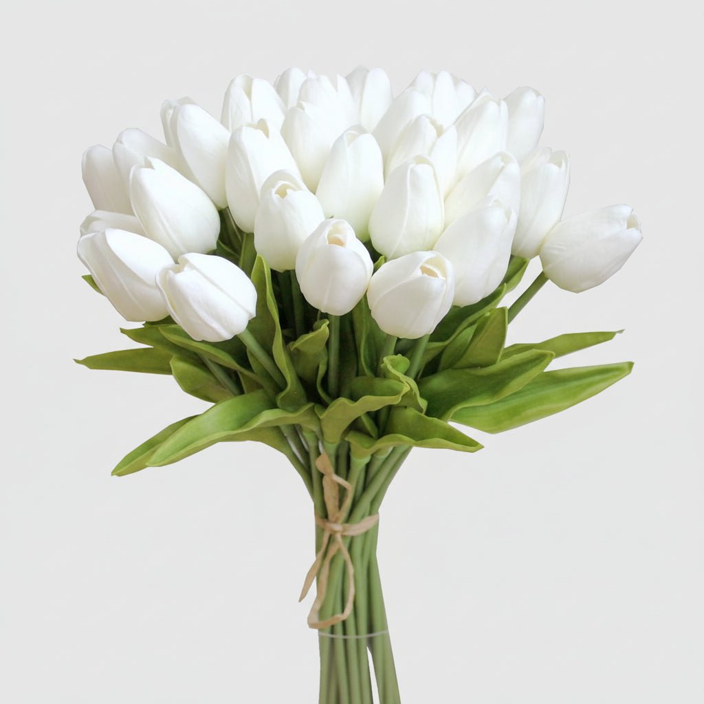 Realistic Touch Tulip Bouquet with Artificial Flowers for Mother's Day