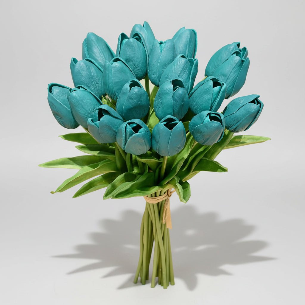 Realistic Touch Tulip Bouquet with Artificial Flowers for Mother's Day