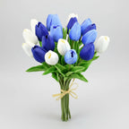 Realistic Touch Tulip Bouquet with Artificial Flowers for Mother's Day