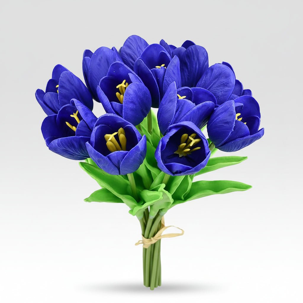 Realistic Touch Tulip Bouquet with Artificial Flowers for Mother's Day
