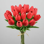 Realistic Touch Tulip Bouquet with Artificial Flowers for Mother's Day