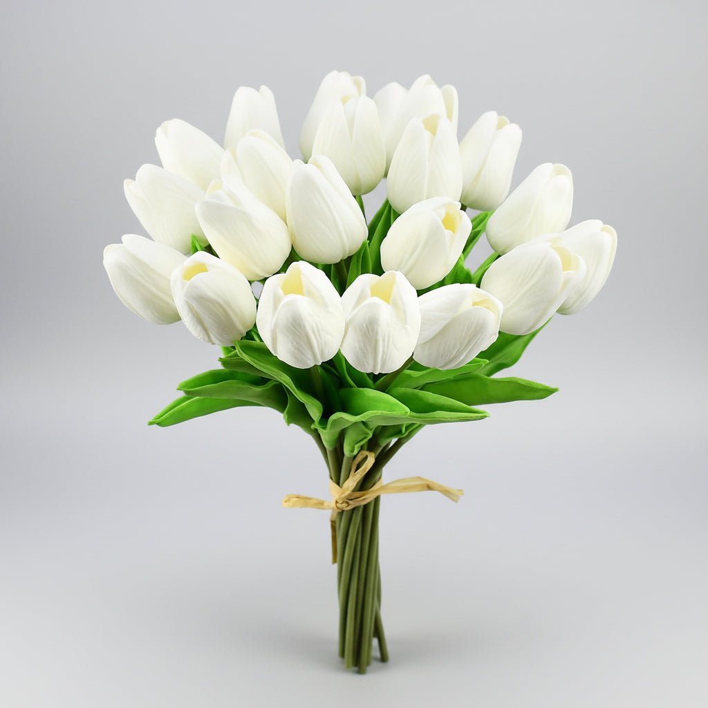 Realistic Touch Tulip Bouquet with Artificial Flowers for Mother's Day