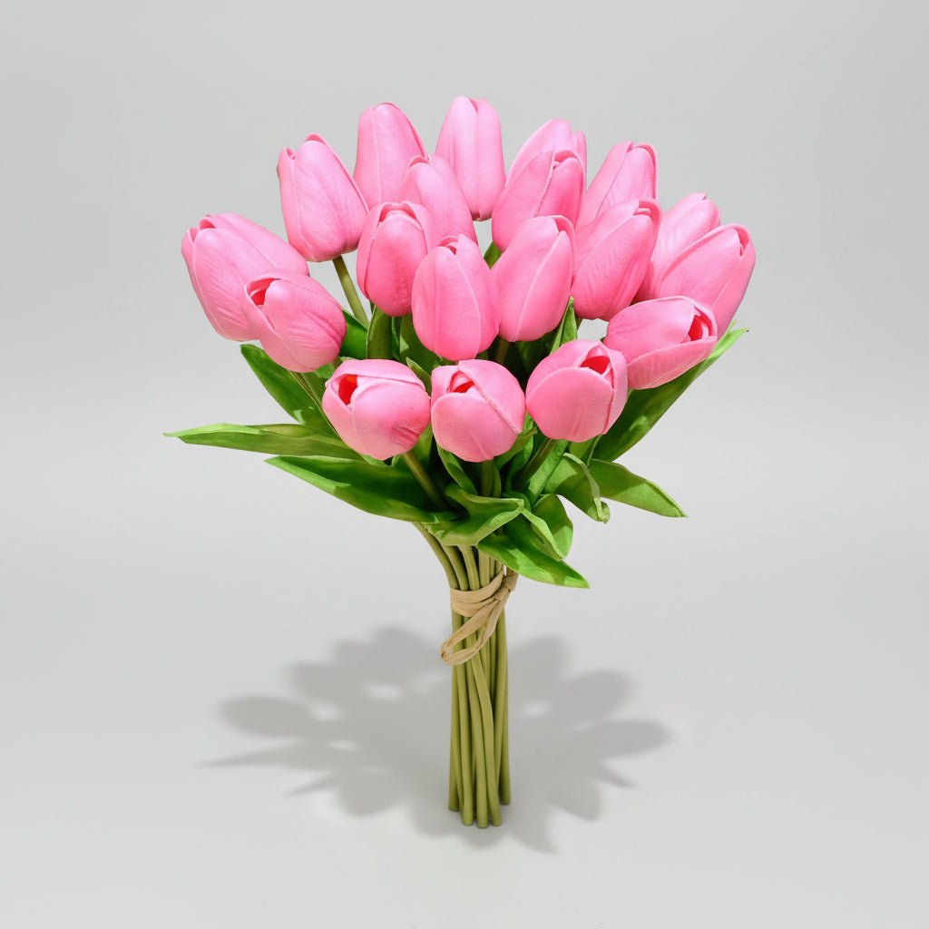 Realistic Touch Tulip Bouquet with Artificial Flowers for Mother's Day