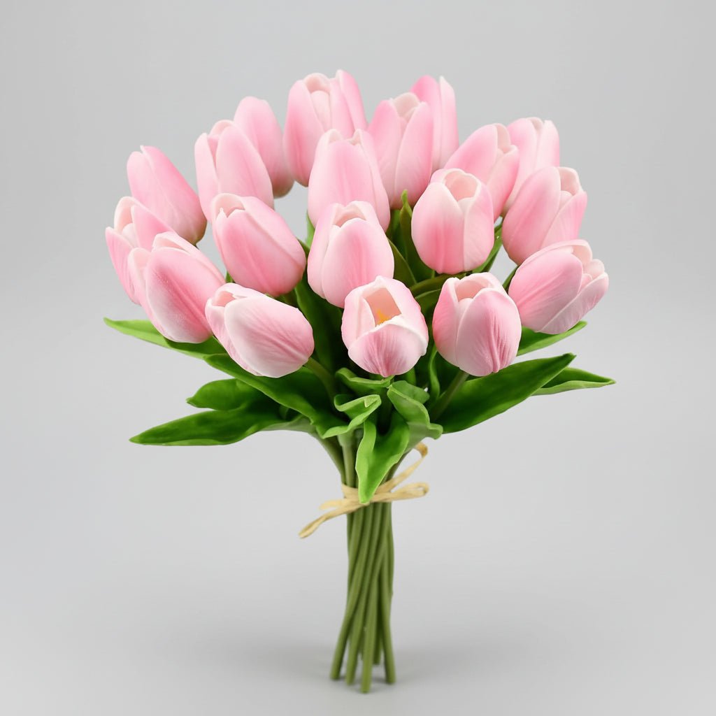 Realistic Touch Tulip Bouquet with Artificial Flowers for Mother's Day