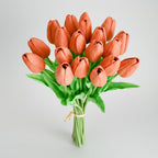 Realistic Touch Tulip Bouquet with Artificial Flowers for Mother's Day