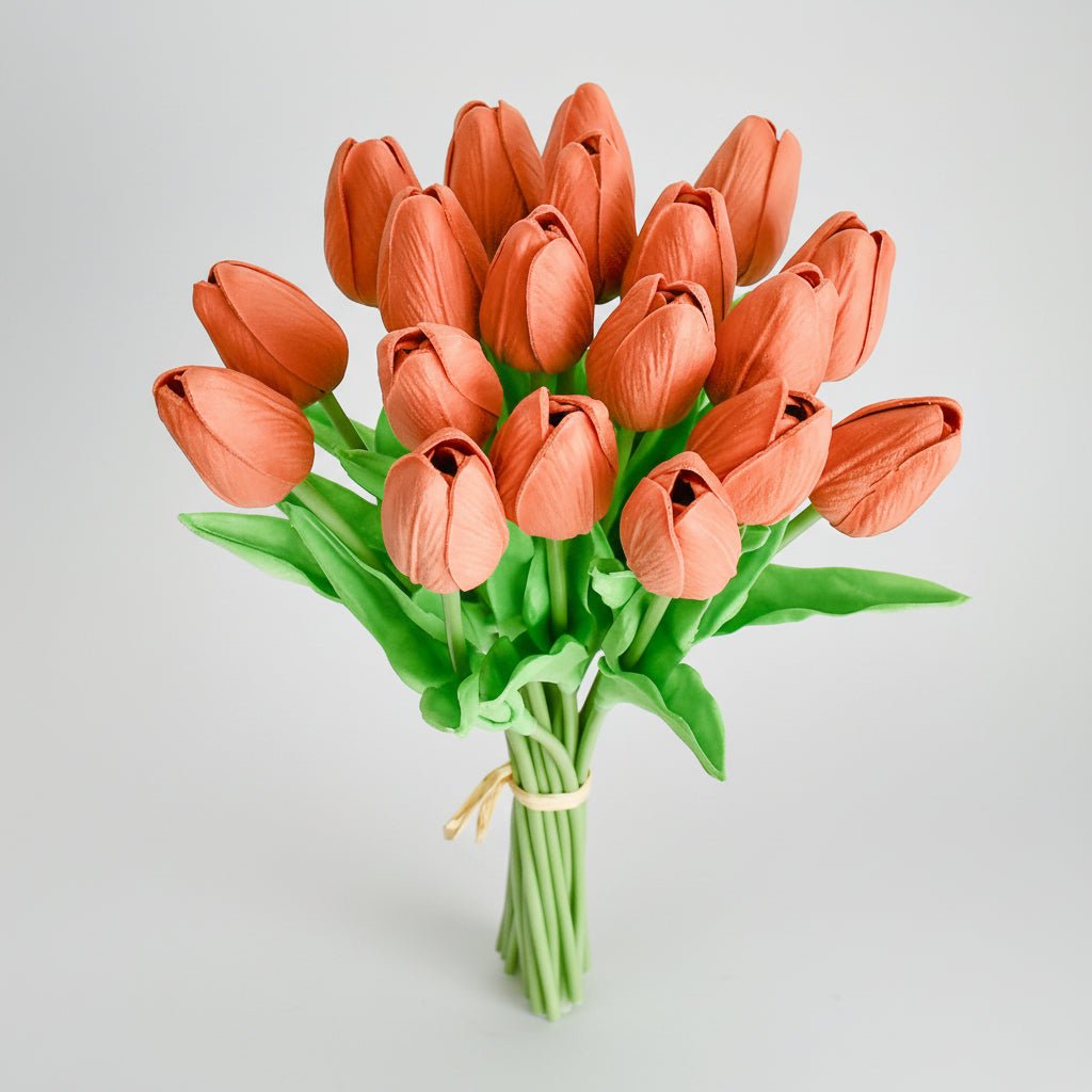 Realistic Touch Tulip Bouquet with Artificial Flowers for Mother's Day