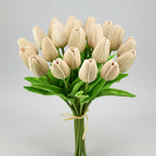 Realistic Touch Tulip Bouquet with Artificial Flowers for Mother's Day