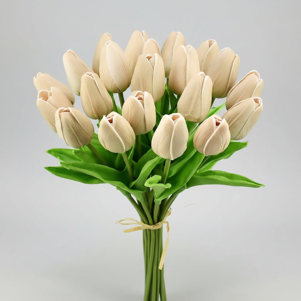Realistic Touch Tulip Bouquet with Artificial Flowers for Mother's Day
