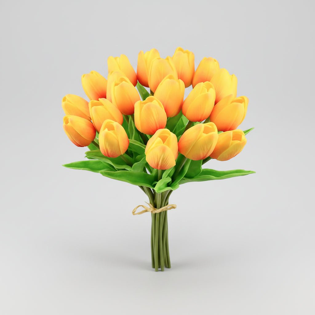 Realistic Touch Tulip Bouquet with Artificial Flowers for Mother's Day