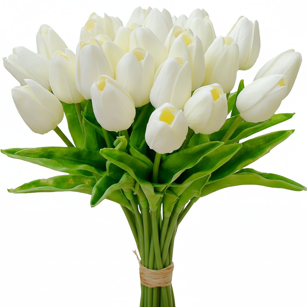 Realistic Touch Tulip Bouquet with Artificial Flowers for Mother's Day