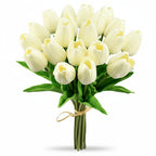Realistic Touch Tulip Bouquet with Artificial Flowers for Mother's Day