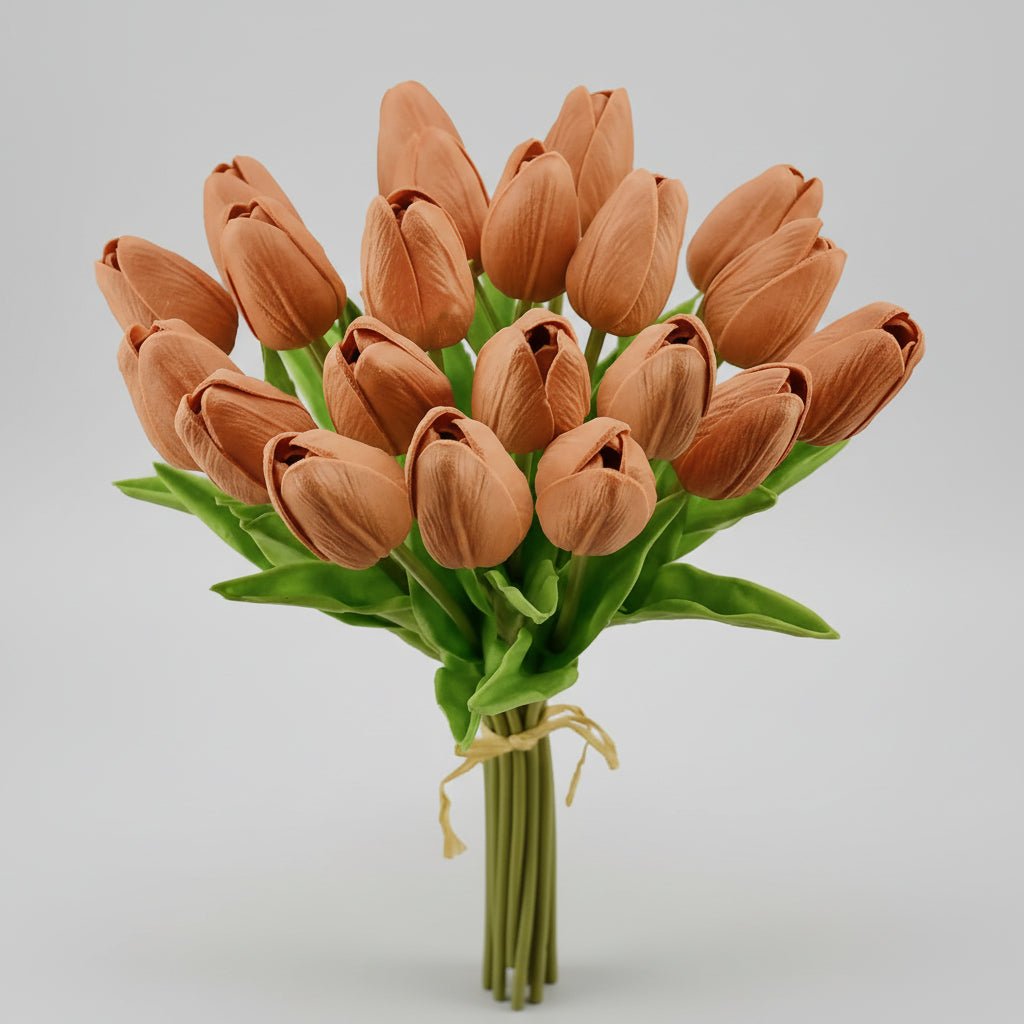 Realistic Touch Tulip Bouquet with Artificial Flowers for Mother's Day