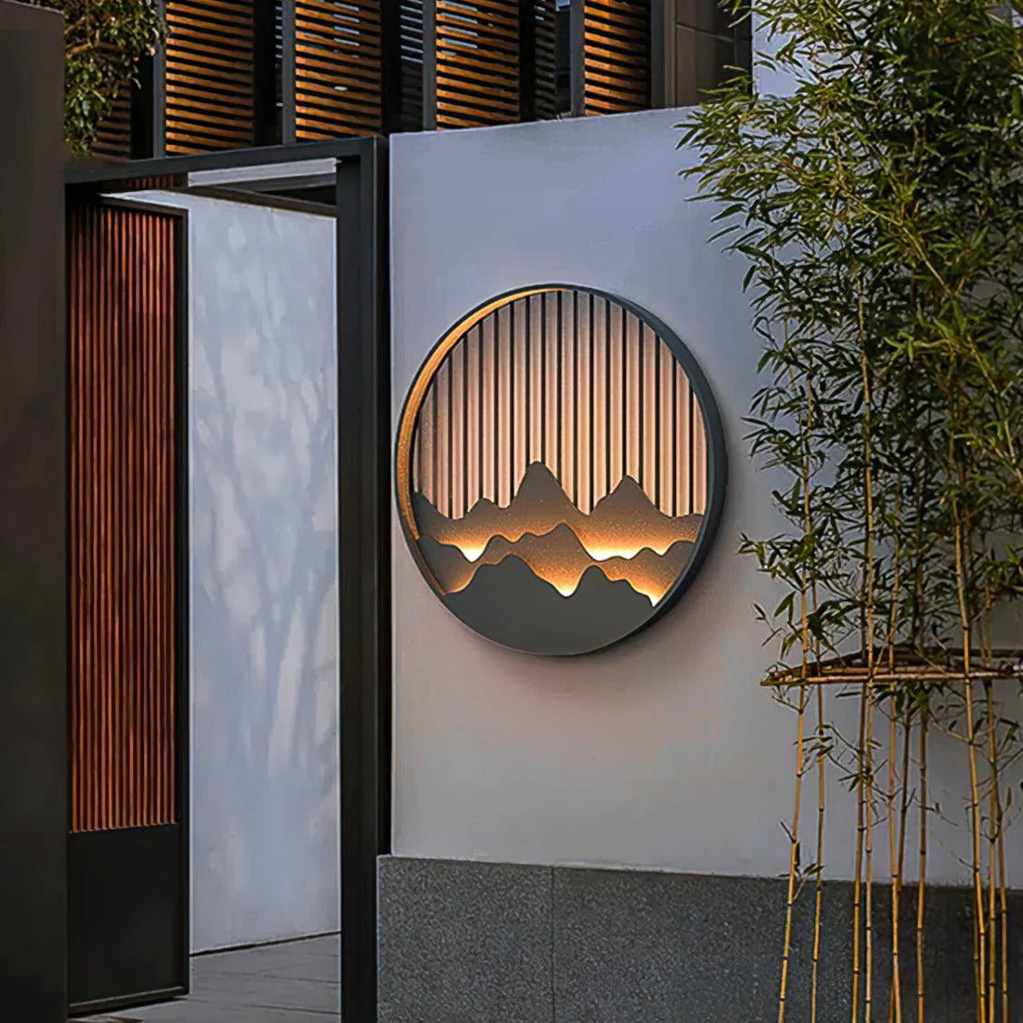 Outdoor Wall Lamp with LED for Mountain Settings