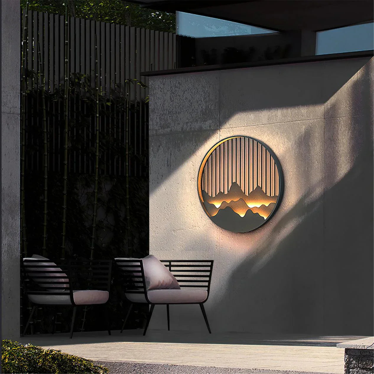 Outdoor Wall Lamp with LED for Mountain Settings