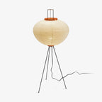 Elegant Modern Rice Paper Floor Lamp for Living Room - MulberryGlow Style