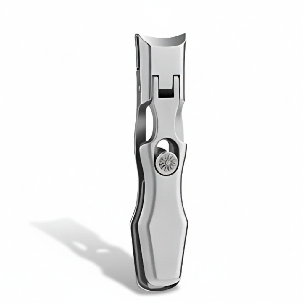 Heavy-Duty Stainless Steel Nail Trimmer with Wide Jaw Clippers