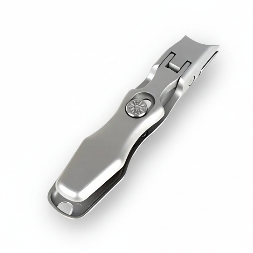 Heavy-Duty Stainless Steel Nail Trimmer with Wide Jaw Clippers