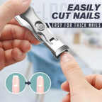 Heavy-Duty Stainless Steel Nail Trimmer with Wide Jaw Clippers