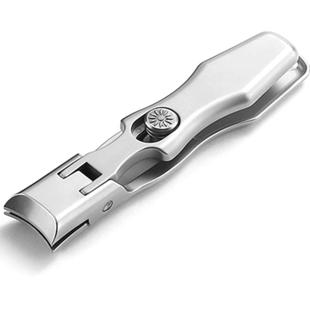 Heavy-Duty Stainless Steel Nail Trimmer with Wide Jaw Clippers