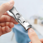 Heavy-Duty Stainless Steel Nail Trimmer with Wide Jaw Clippers