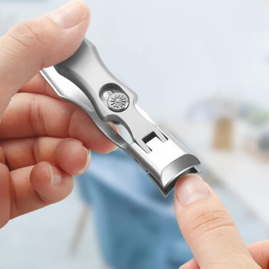 Heavy-Duty Stainless Steel Nail Trimmer with Wide Jaw Clippers