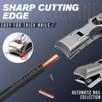 Heavy-Duty Stainless Steel Nail Trimmer with Wide Jaw Clippers