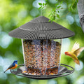 Weatherproof Hanging Bird Feeder with Multiple Ports