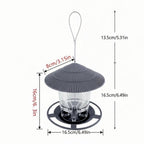 Weatherproof Hanging Bird Feeder with Multiple Ports