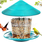Weatherproof Hanging Bird Feeder with Multiple Ports
