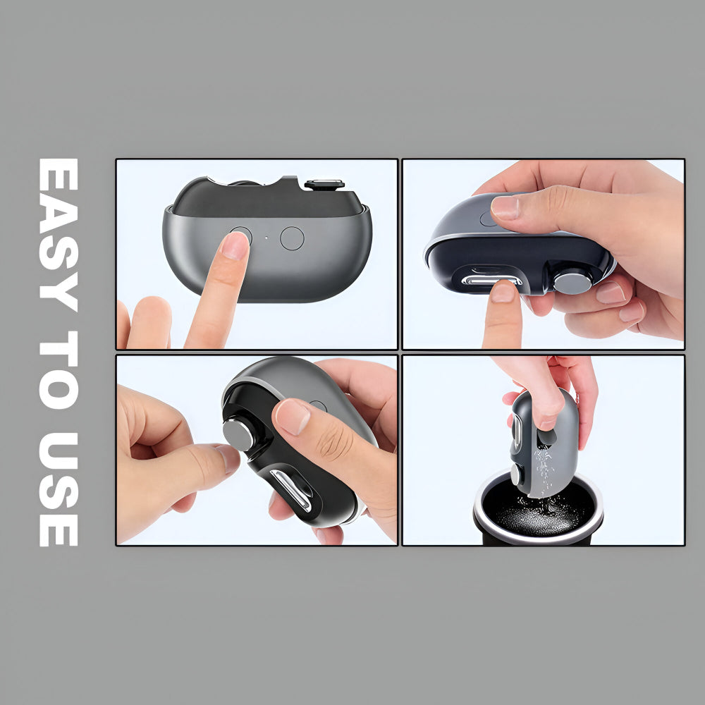 Rechargeable Electric Nail Clipper with LED Light for Grooming
