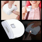 Rechargeable Electric Nail Clipper with LED Light Trimmer