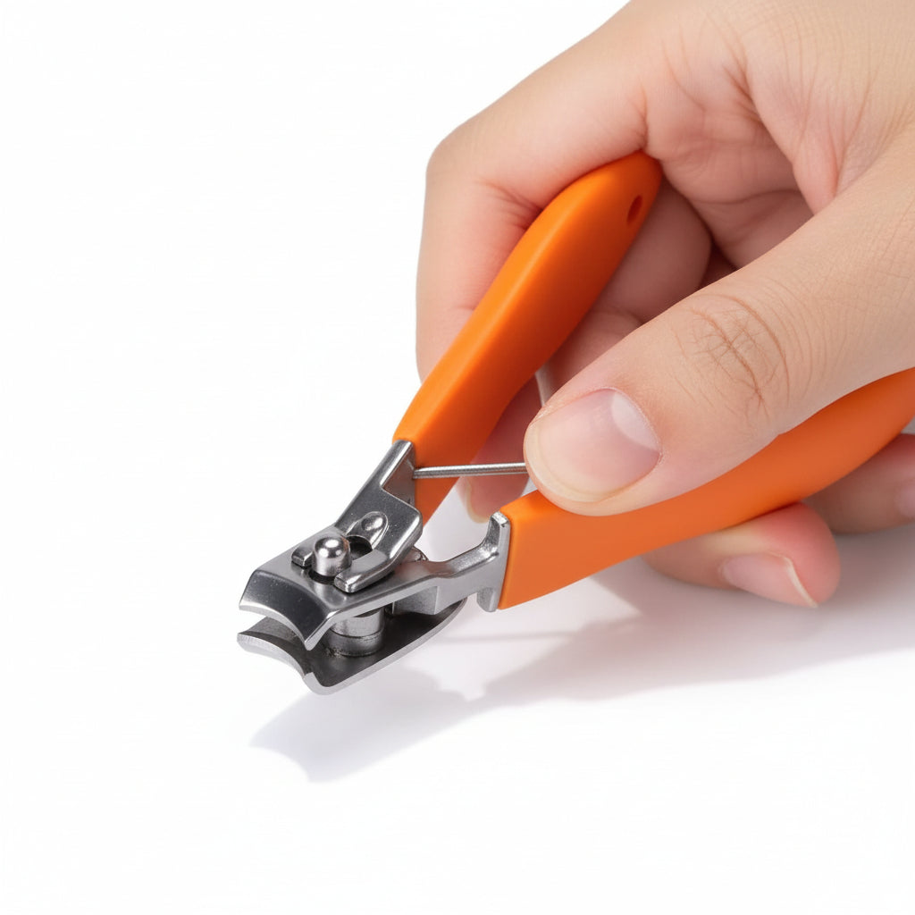 Stainless Steel Nail Clippers with Wide Jaw and Splash Guard