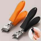Stainless Steel Nail Clippers with Wide Jaw and Splash Guard