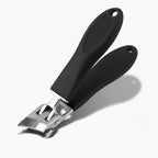 Stainless Steel Nail Clippers with Wide Jaw and Splash Guard