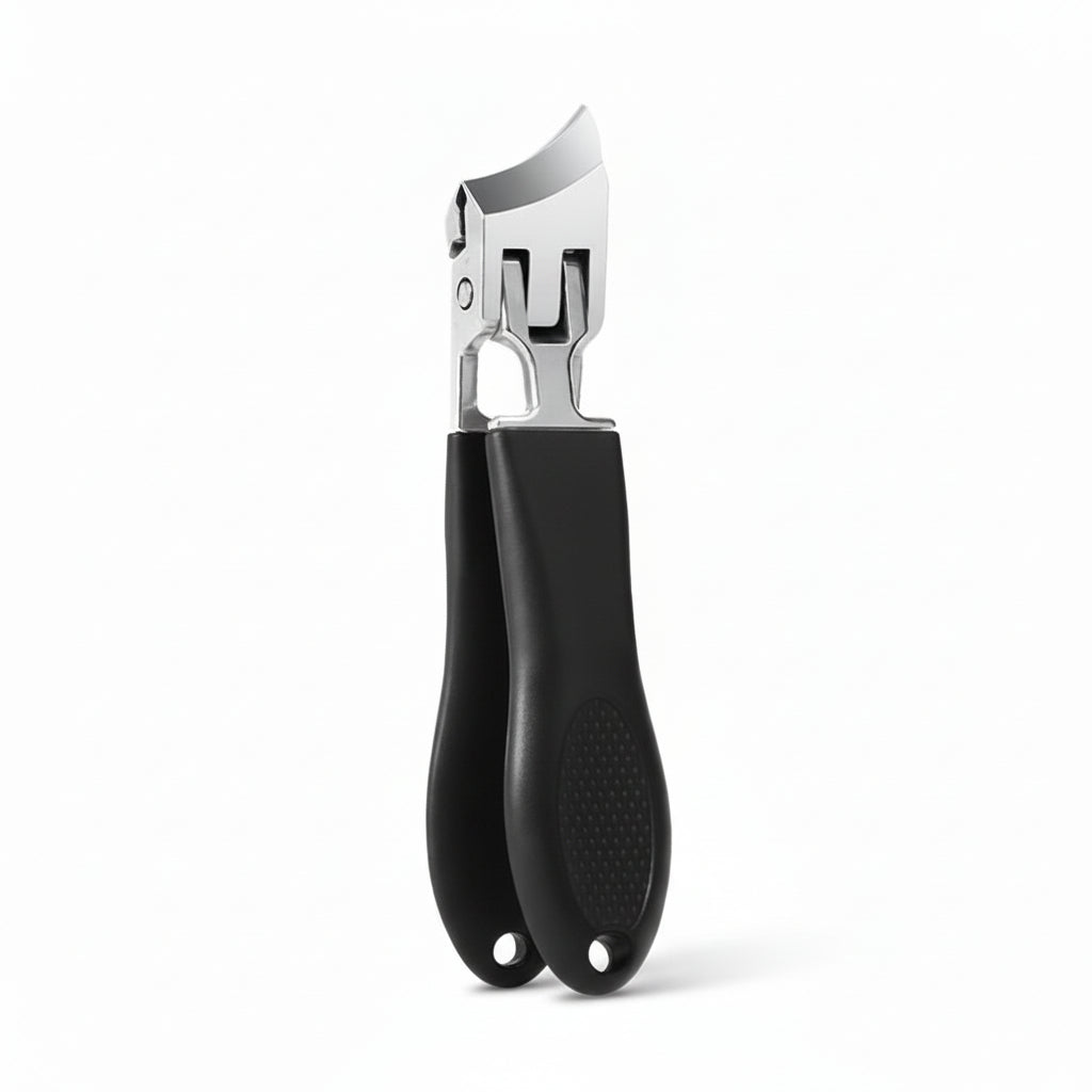 Stainless Steel Nail Clippers with Wide Jaw and Splash Guard