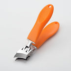 Stainless Steel Nail Clippers with Wide Jaw and Splash Guard