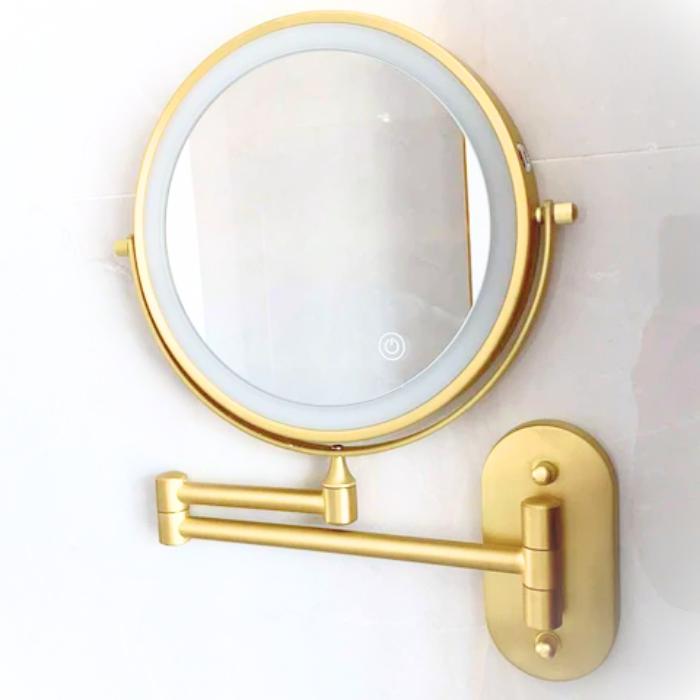 LuxeLight Illuminated Makeup Mirror - Touch Control & Dual Zoom
