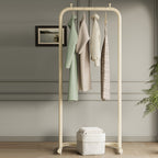 Modern Space-Saving Hall Tree with Stainless Steel | Entryway Storage