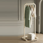 Modern Space-Saving Hall Tree with Stainless Steel | Entryway Storage