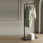 Modern Space-Saving Hall Tree with Stainless Steel | Entryway Storage