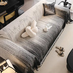 Pet-Friendly Chenille Sofa Slipcover - Soft Fabric Protection